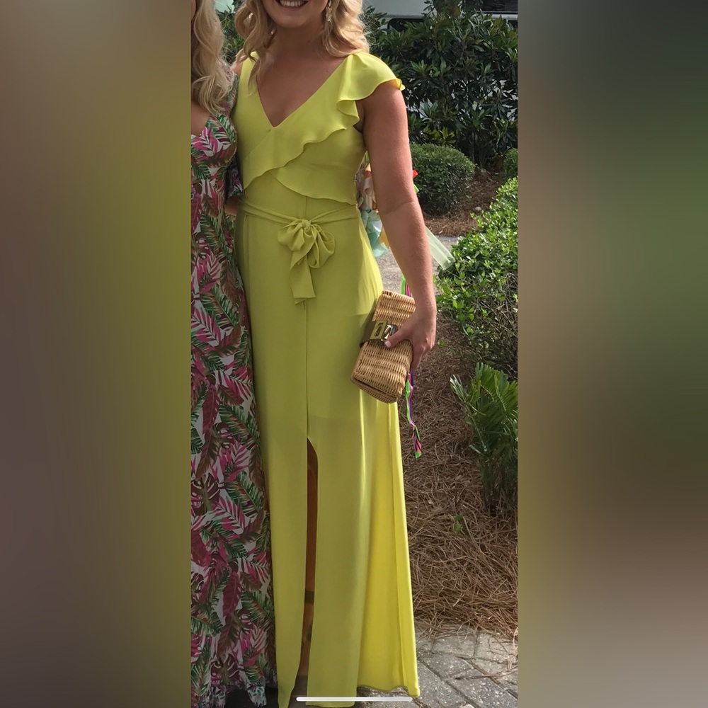 BCBG neon dress